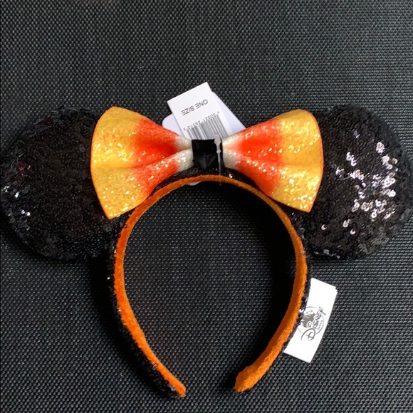 Disney Candy Corn black Sequined ears - Picture 2 of 6
